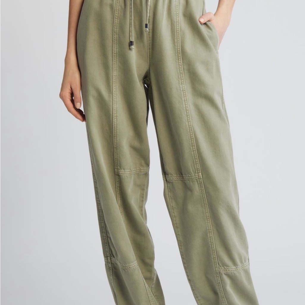 Rag & Bone Ultra Featherweight Jordan Pants Women's Olive Green Pants